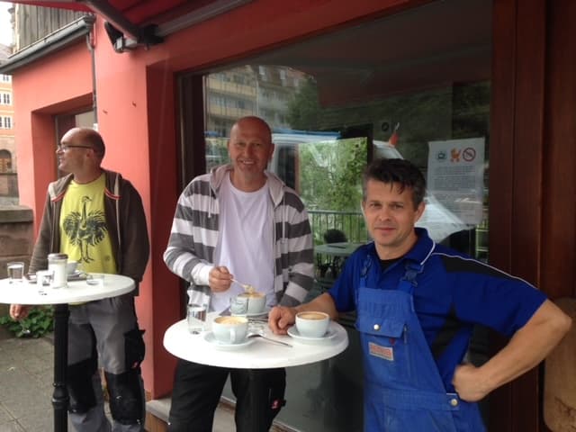 Kaffeepause muss auch mal sein
